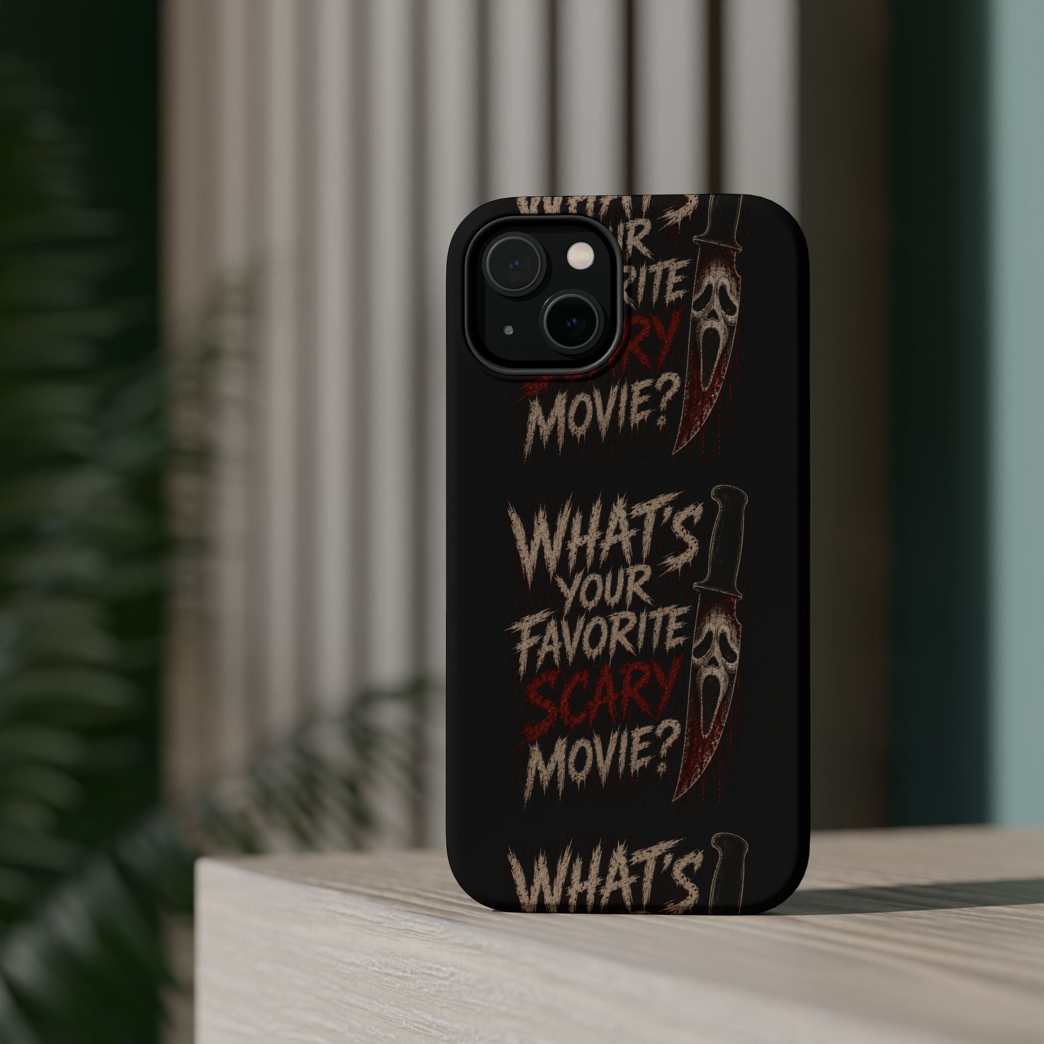Scream 'What's Your Favorite Scary Movie?' Magnetic Impact Phone Case