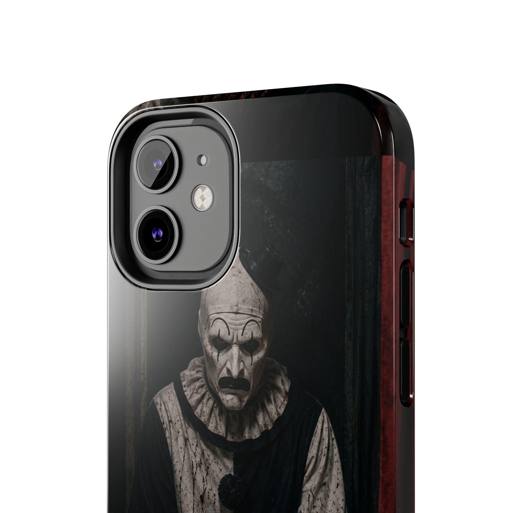 Horror Clown Tough Phone Case — Dark Creepy Circus Scary Protective Cover