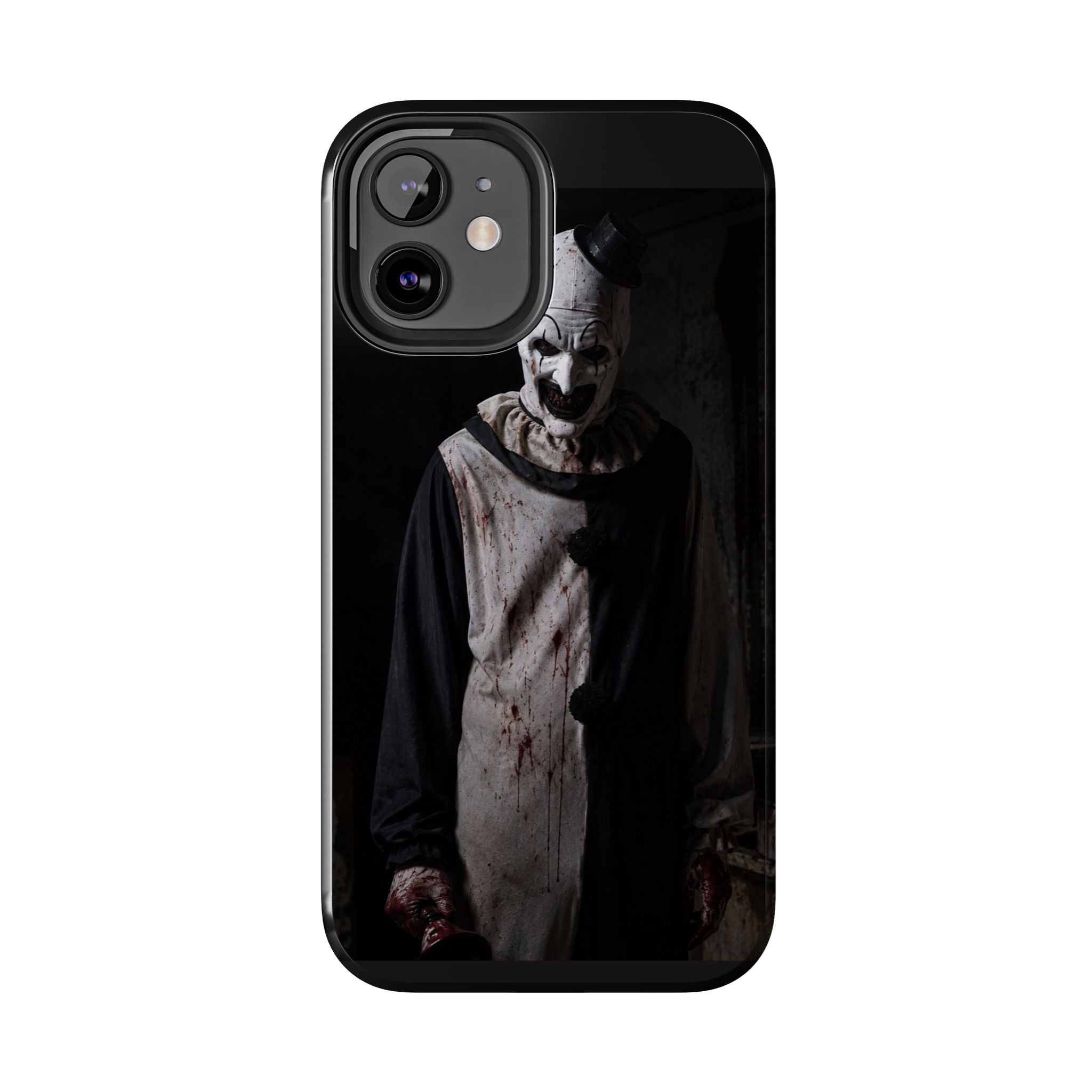 Horror Clown Tough Phone Case – Dark Scary Masked Killer Design for Halloween