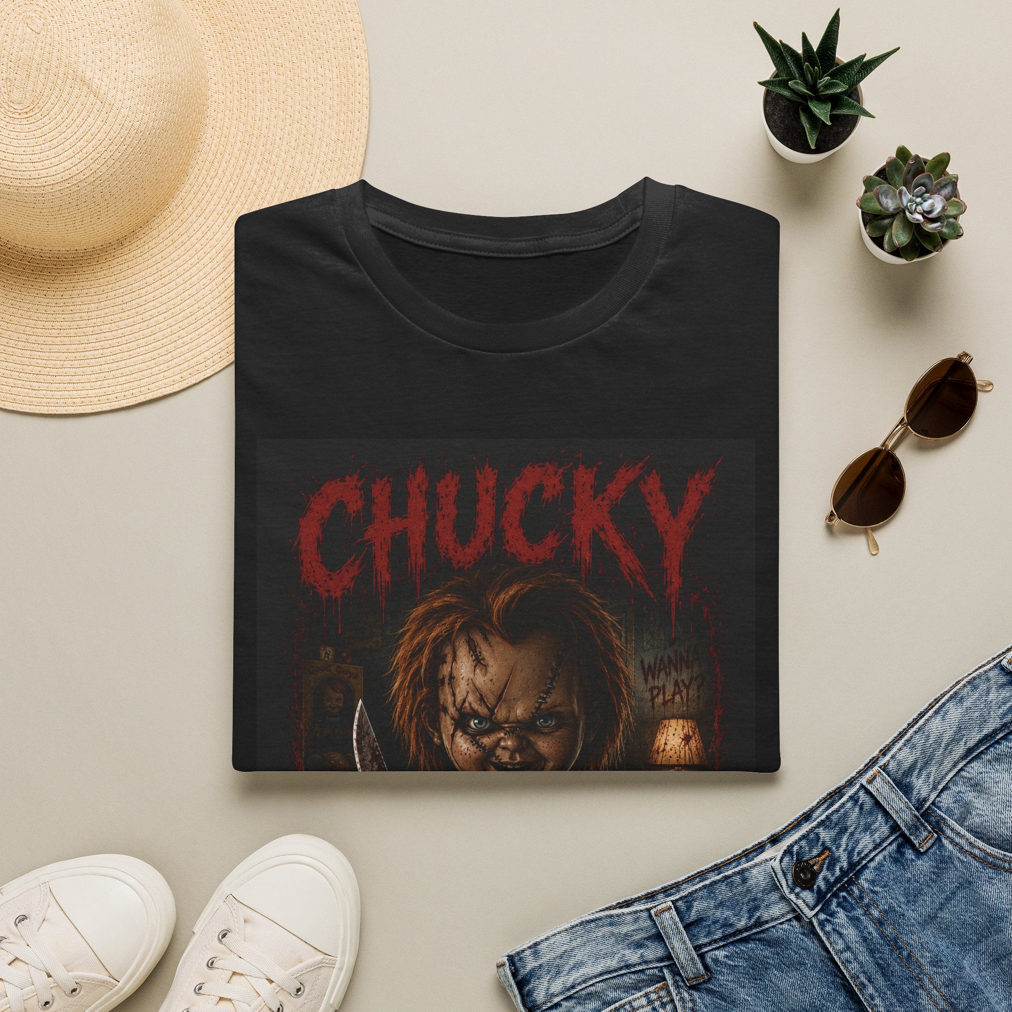Chucky Horror Movie T-Shirt — Retro Killer Doll Graphic Tee