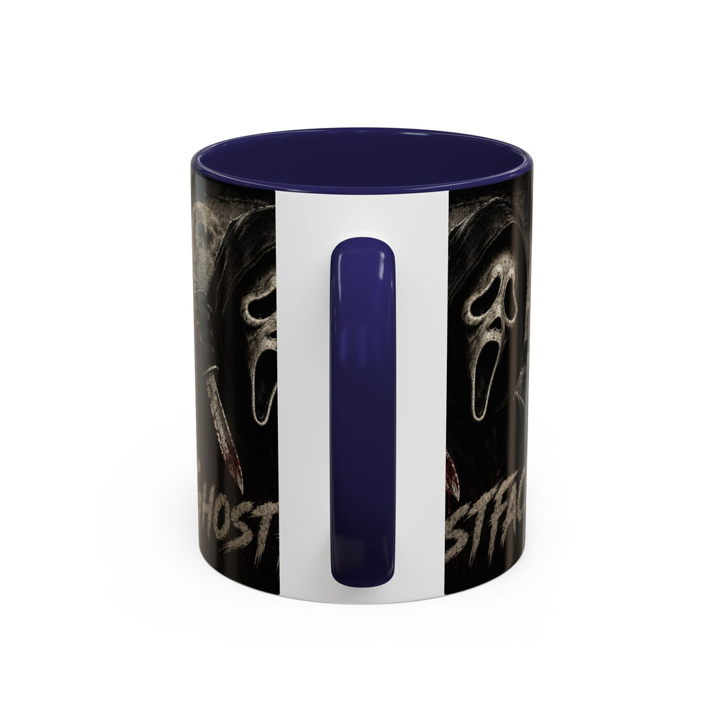 Ghostface Horror Coffee Mug – Halloween Killer Mask Design (11/15 oz)