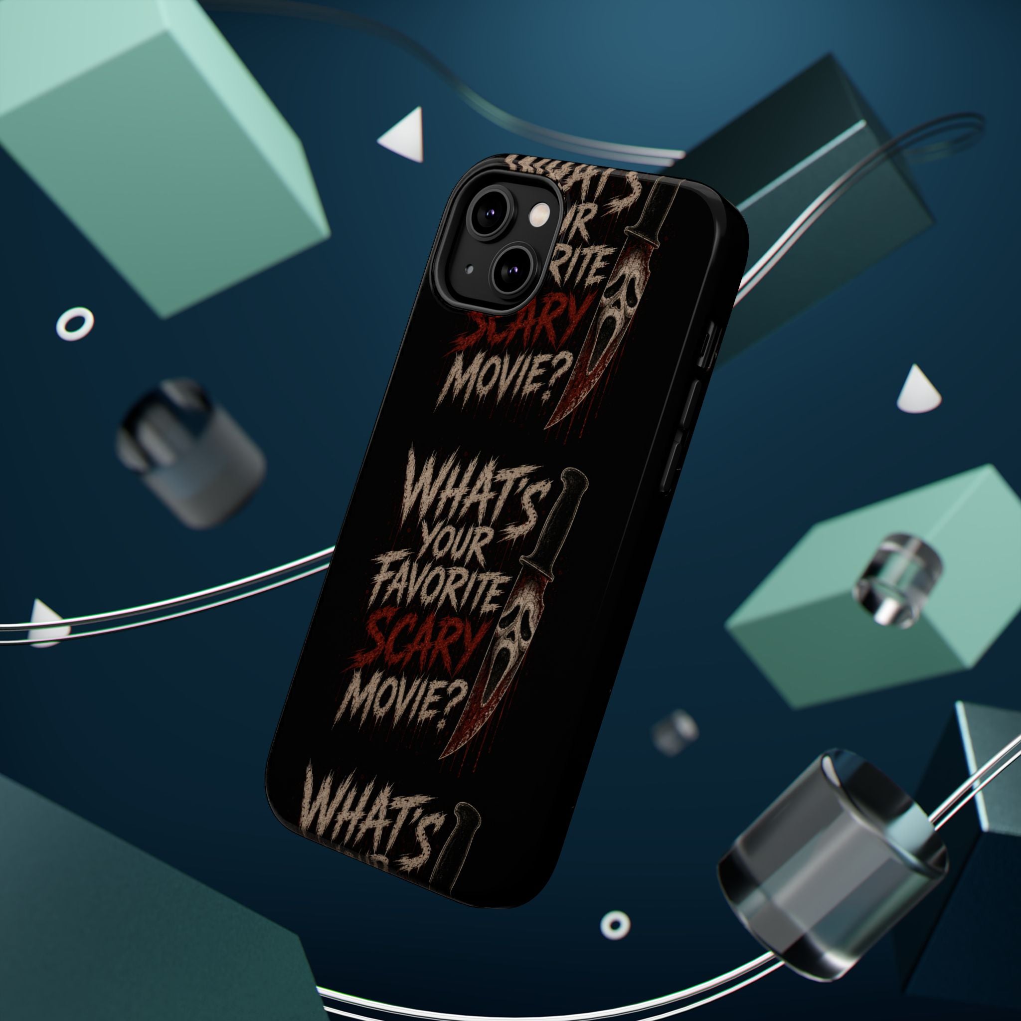 Scream 'What's Your Favorite Scary Movie?' Magnetic Impact Phone Case