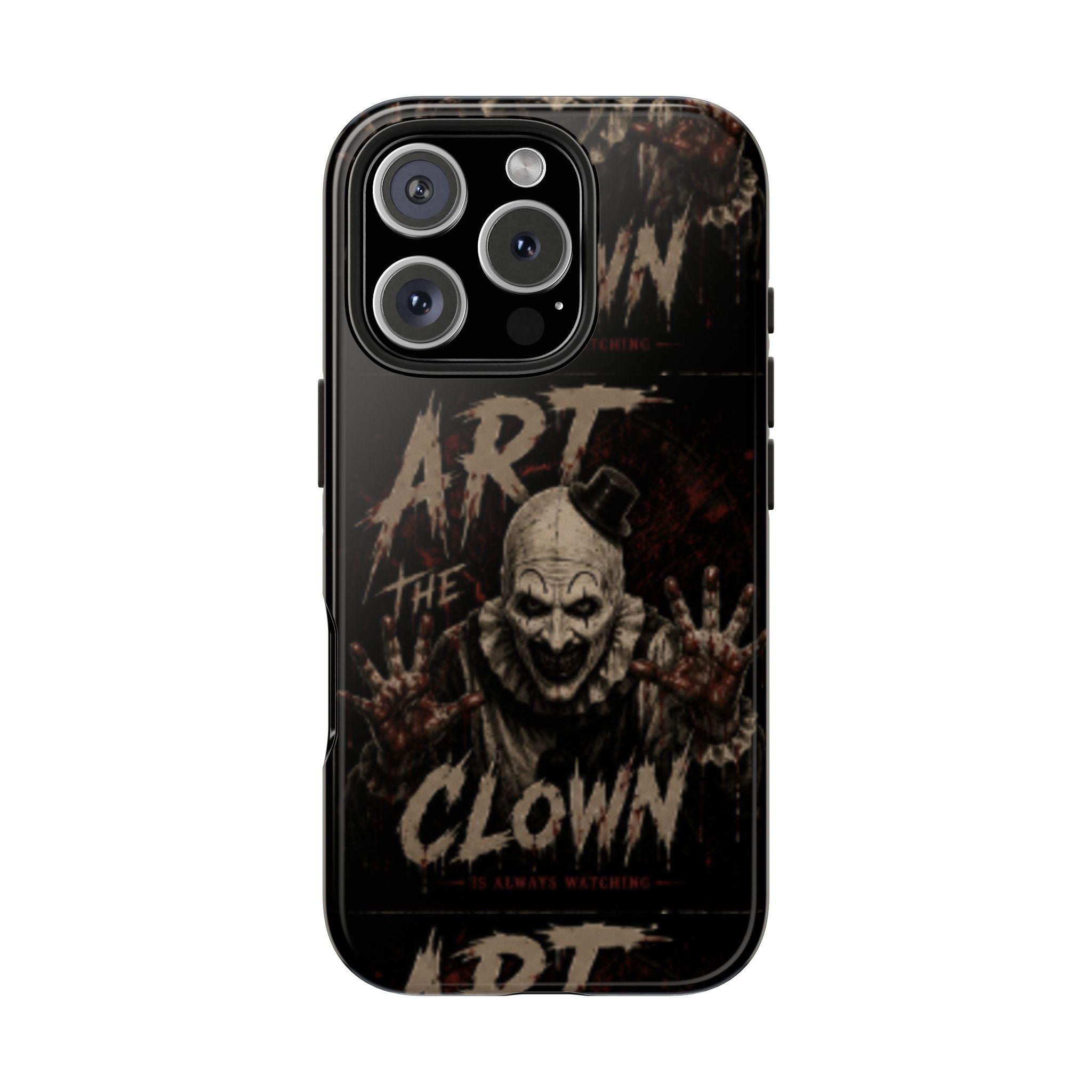 Horror Clown Tough Phone Case — 'Art the Clown' Scary Protective Cover