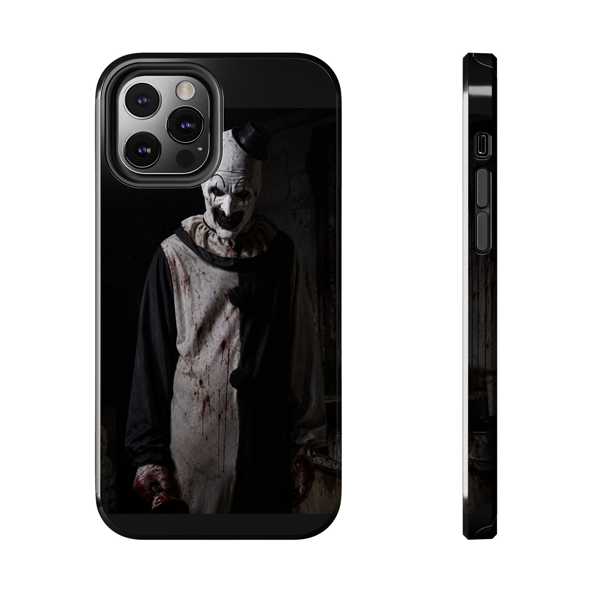 Horror Clown Tough Phone Case – Dark Scary Masked Killer Design for Halloween