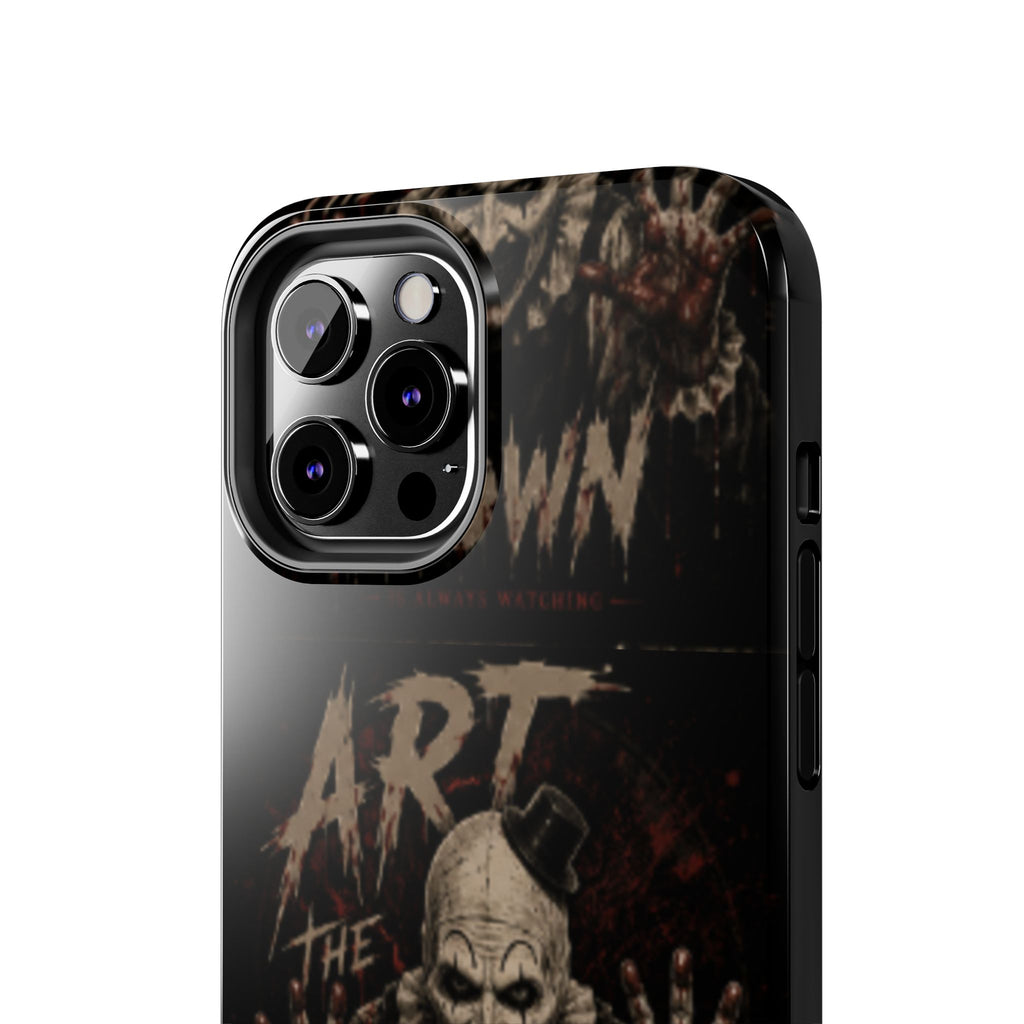 Horror Clown Tough Phone Case — 'Art the Clown' Scary Protective Cover