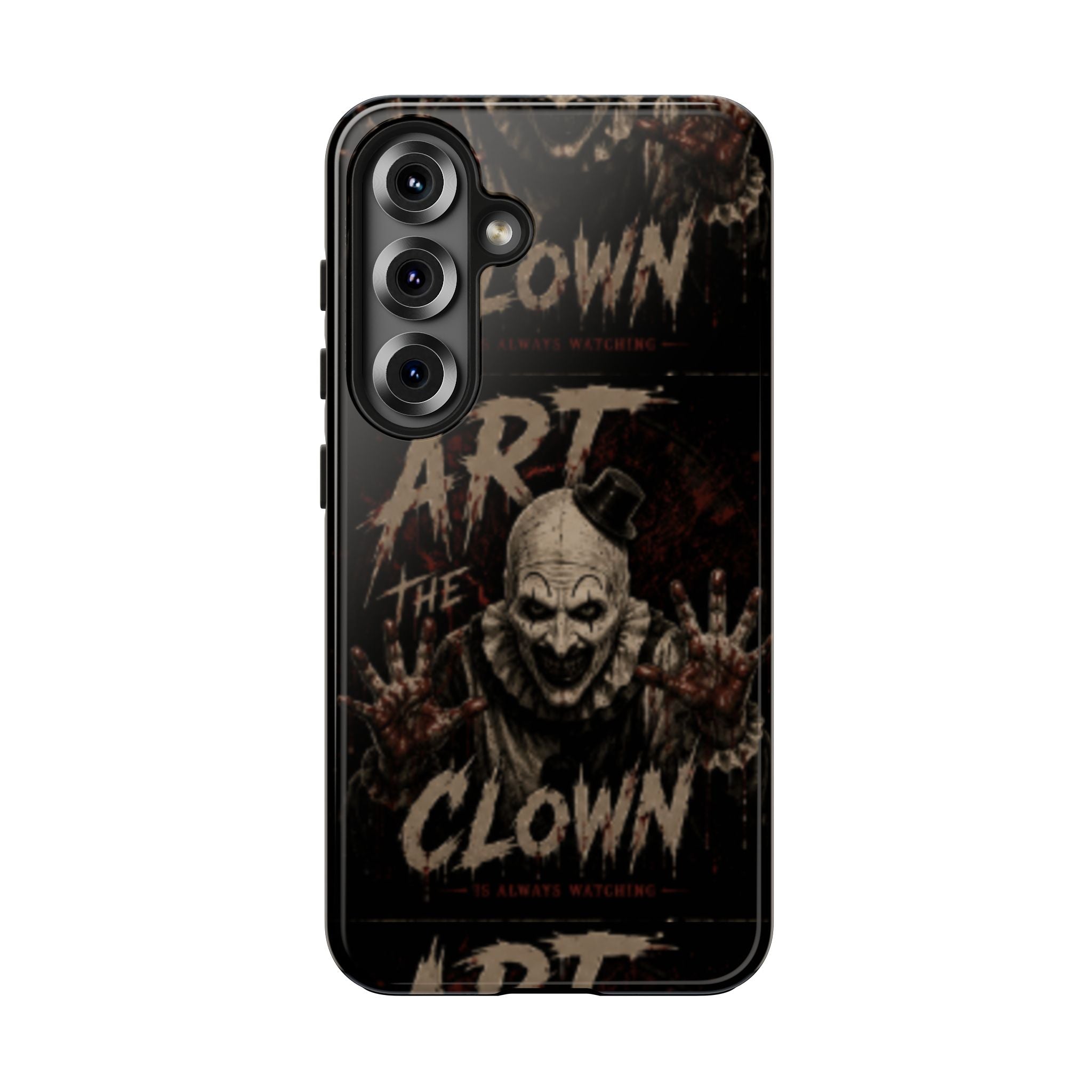 Horror Clown Tough Phone Case — 'Art the Clown' Scary Protective Cover