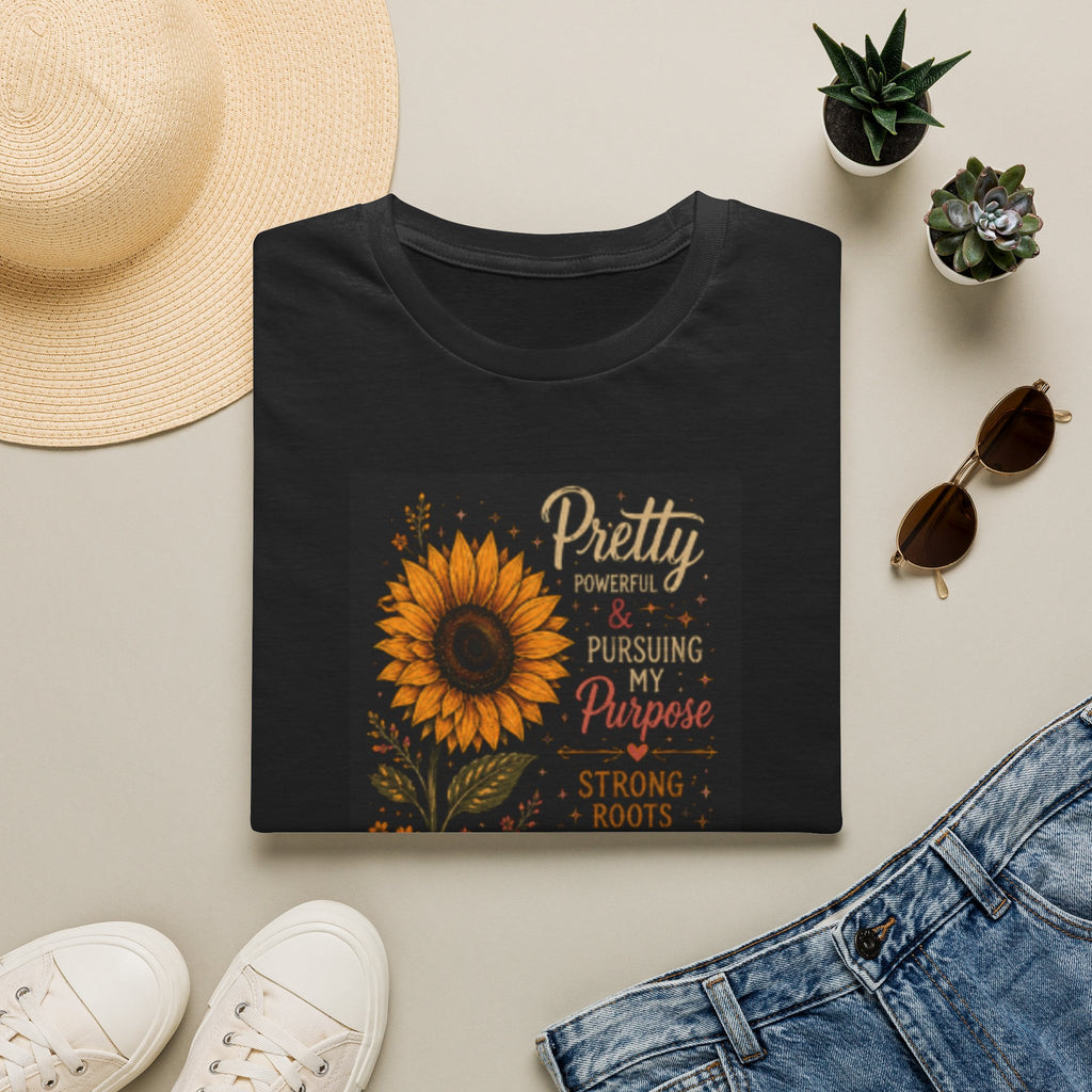 Sunflower 'Pretty, Powerful & Pursuing My Purpose' T-Shirt