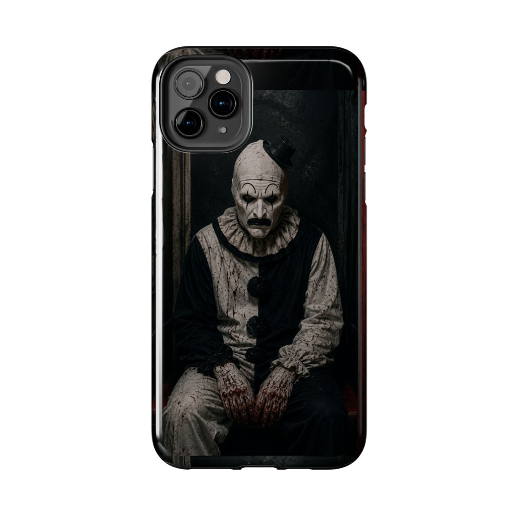 Horror Clown Tough Phone Case — Dark Creepy Circus Scary Protective Cover