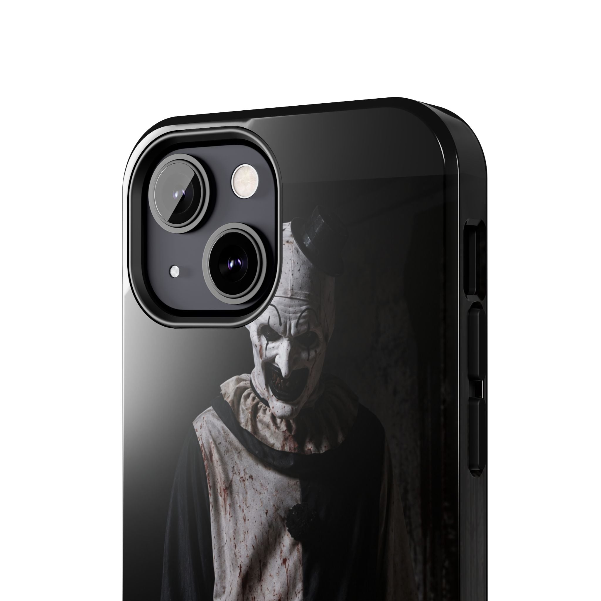 Horror Clown Tough Phone Case – Dark Scary Masked Killer Design for Halloween