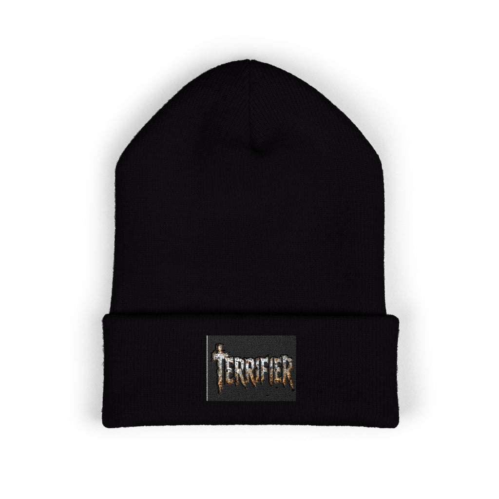 Embroidered 'Forever' Flame Logo Beanie — Classic Cuffed Knit Hat