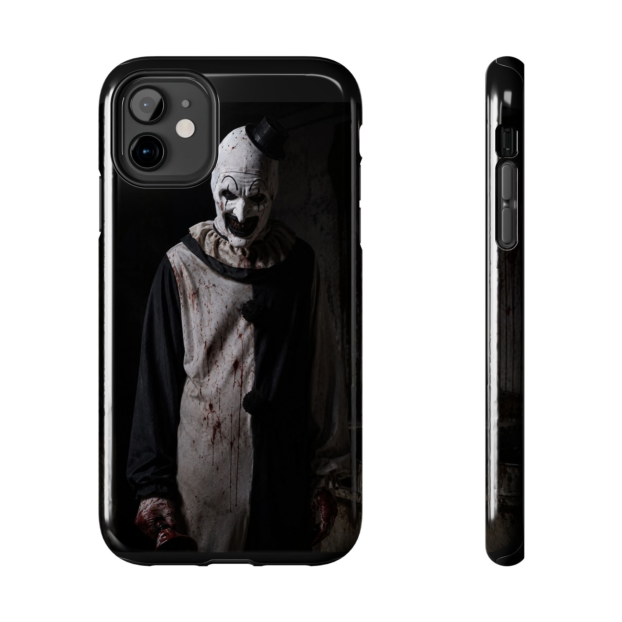 Horror Clown Tough Phone Case – Dark Scary Masked Killer Design for Halloween