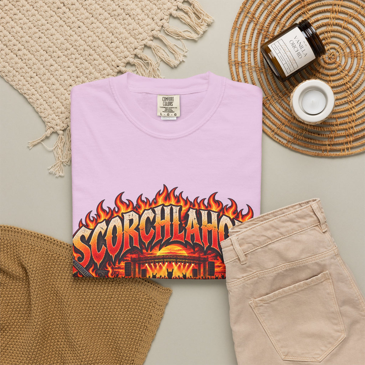 T-Shirt — Scorchlahoma 2026 Flame Graphic Tee