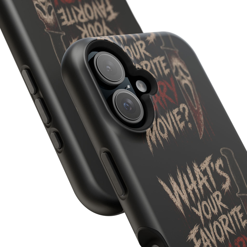 Scream 'What's Your Favorite Scary Movie?' Magnetic Impact Phone Case