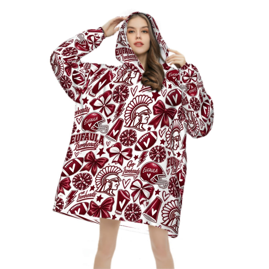 Adult Blanket Hoodie Eufaula Etown