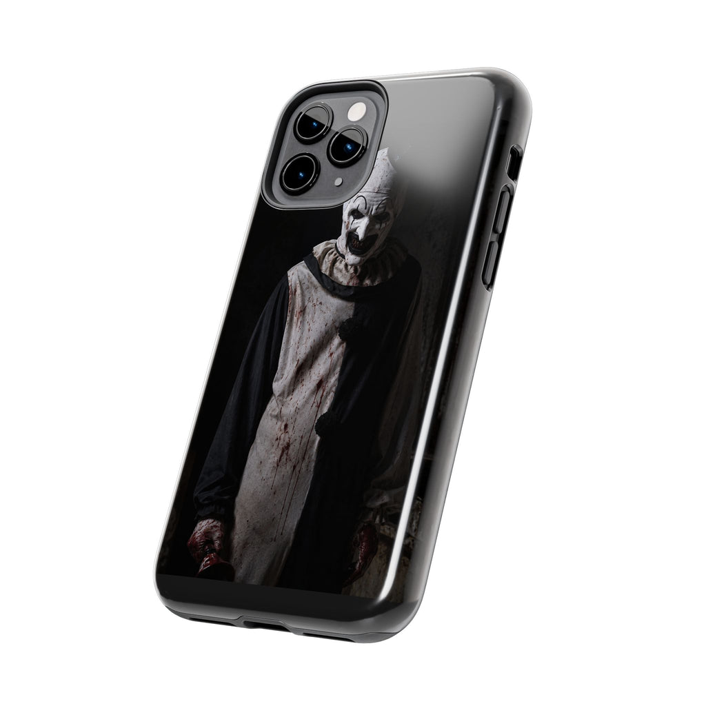 Horror Clown Tough Phone Case – Dark Scary Masked Killer Design for Halloween