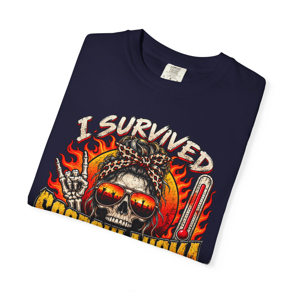 I Survived Scorchlahoma 2025 T-Shirt — Rock Festival Skull & Flames Souvenir