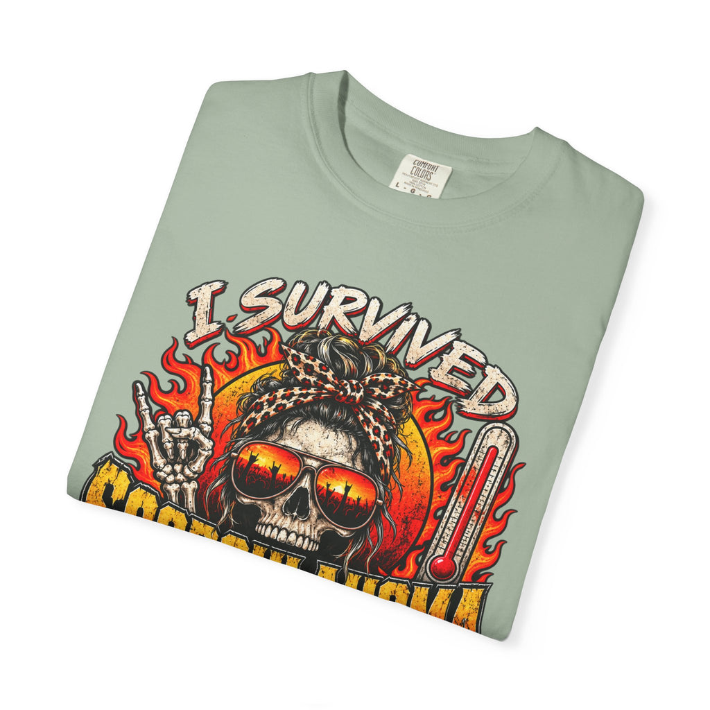 I Survived Scorchlahoma 2025 T-Shirt — Rock Festival Skull & Flames Souvenir