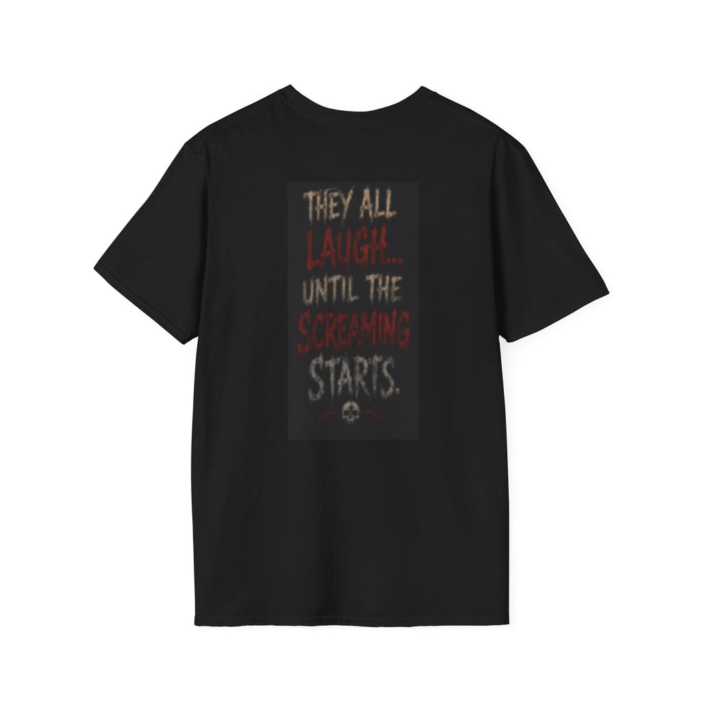 Horror Clown T-Shirt — Distressed Scary Clown Graphic Tee