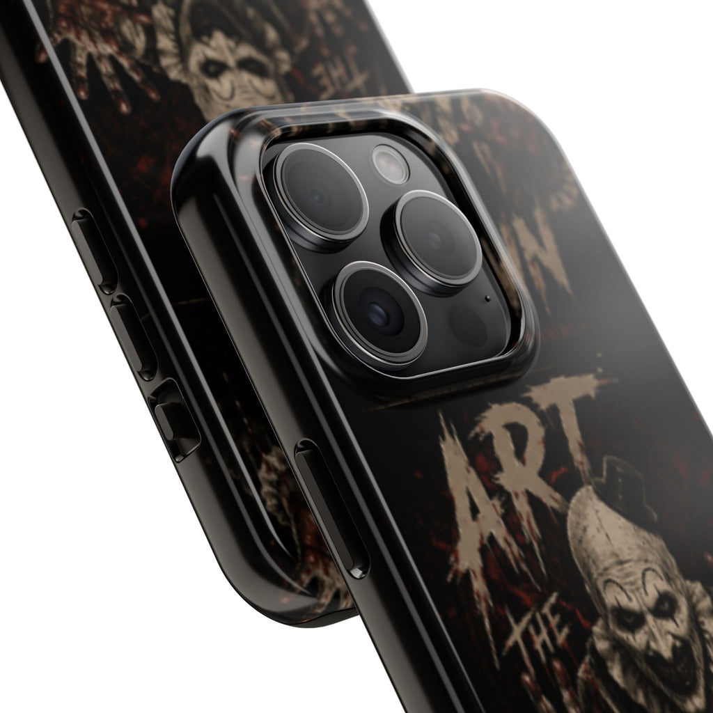 Horror Clown Tough Phone Case — 'Art the Clown' Scary Protective Cover