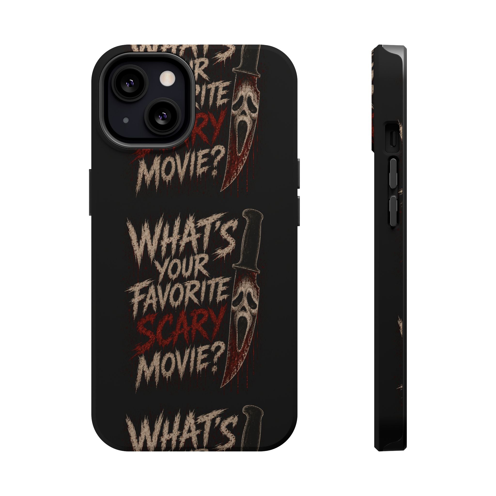 Scream 'What's Your Favorite Scary Movie?' Magnetic Impact Phone Case