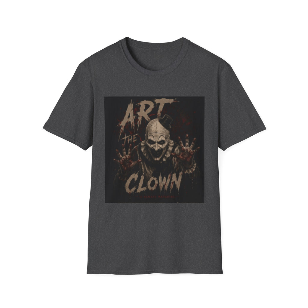 Horror Clown T-Shirt — "Art the Clown" Scary Graphic Tee for Halloween