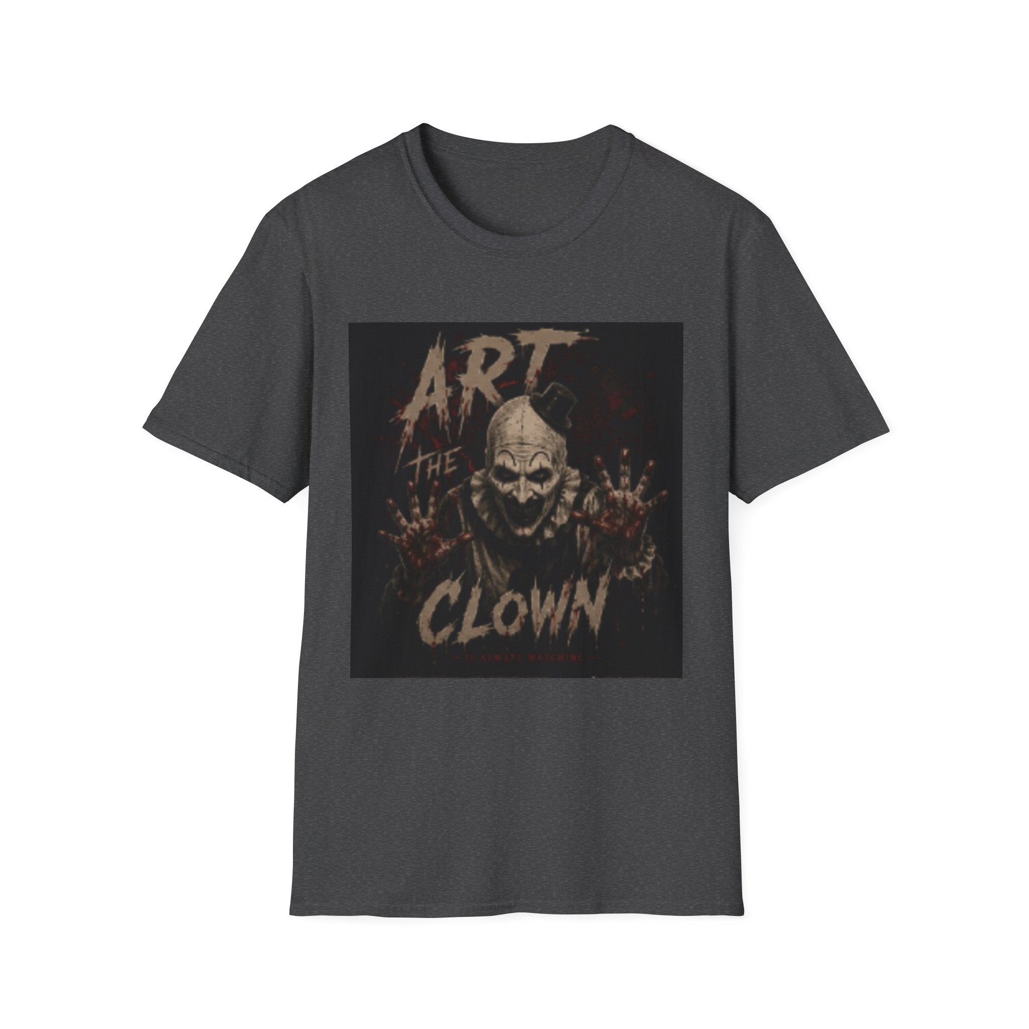 Horror Clown T-Shirt — "Art the Clown" Scary Graphic Tee for Halloween