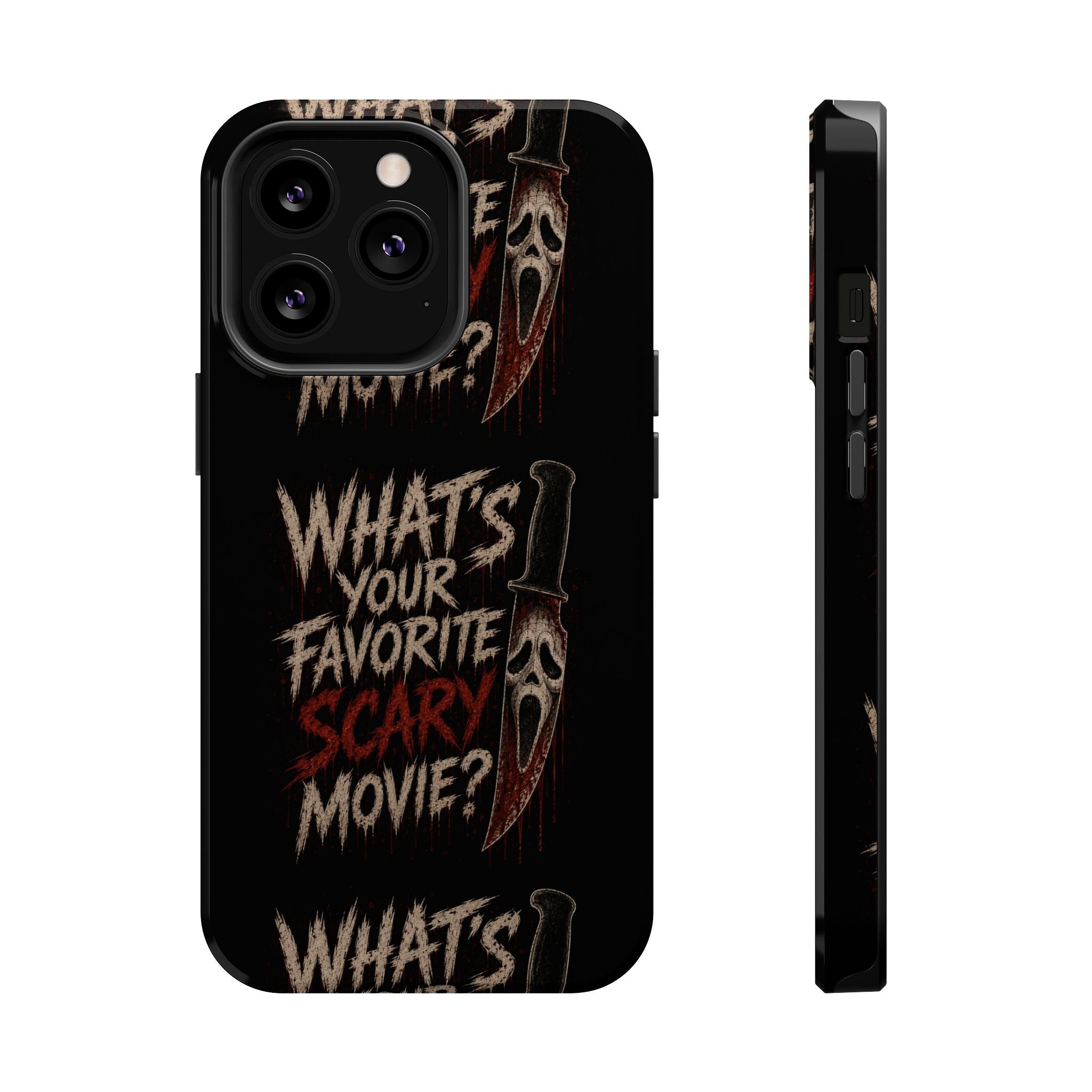 Scream 'What's Your Favorite Scary Movie?' Magnetic Impact Phone Case