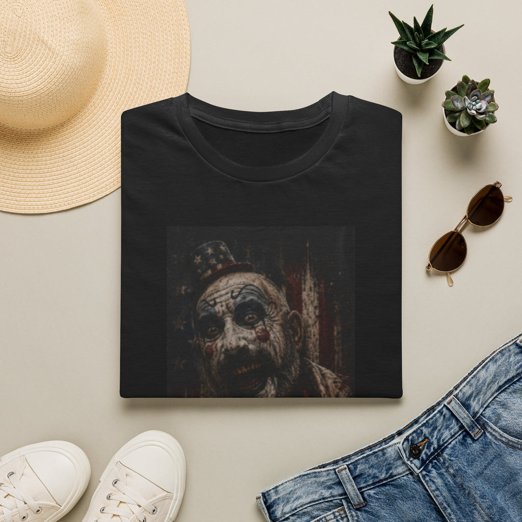 Creepy Vintage Clown Graphic T-Shirt — Horror Costume Tee