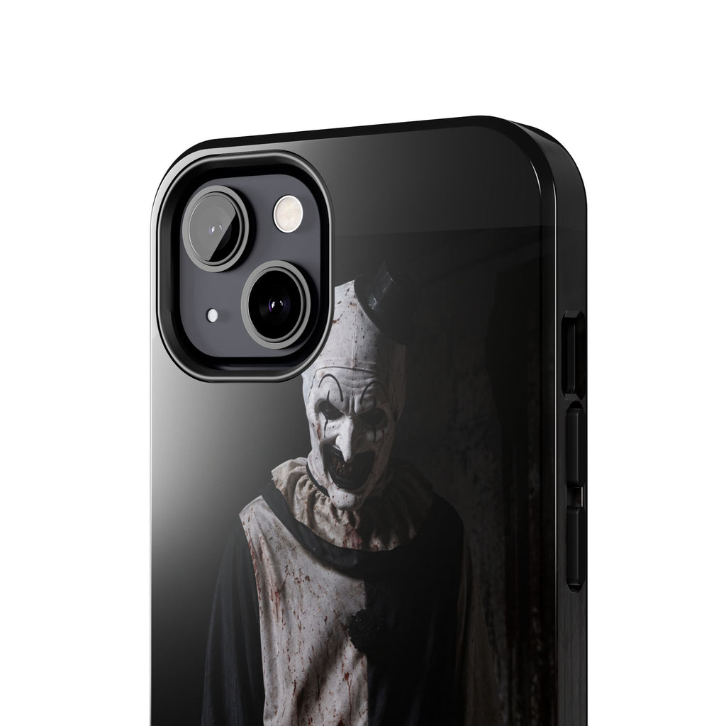 Horror Clown Tough Phone Case – Dark Scary Masked Killer Design for Halloween