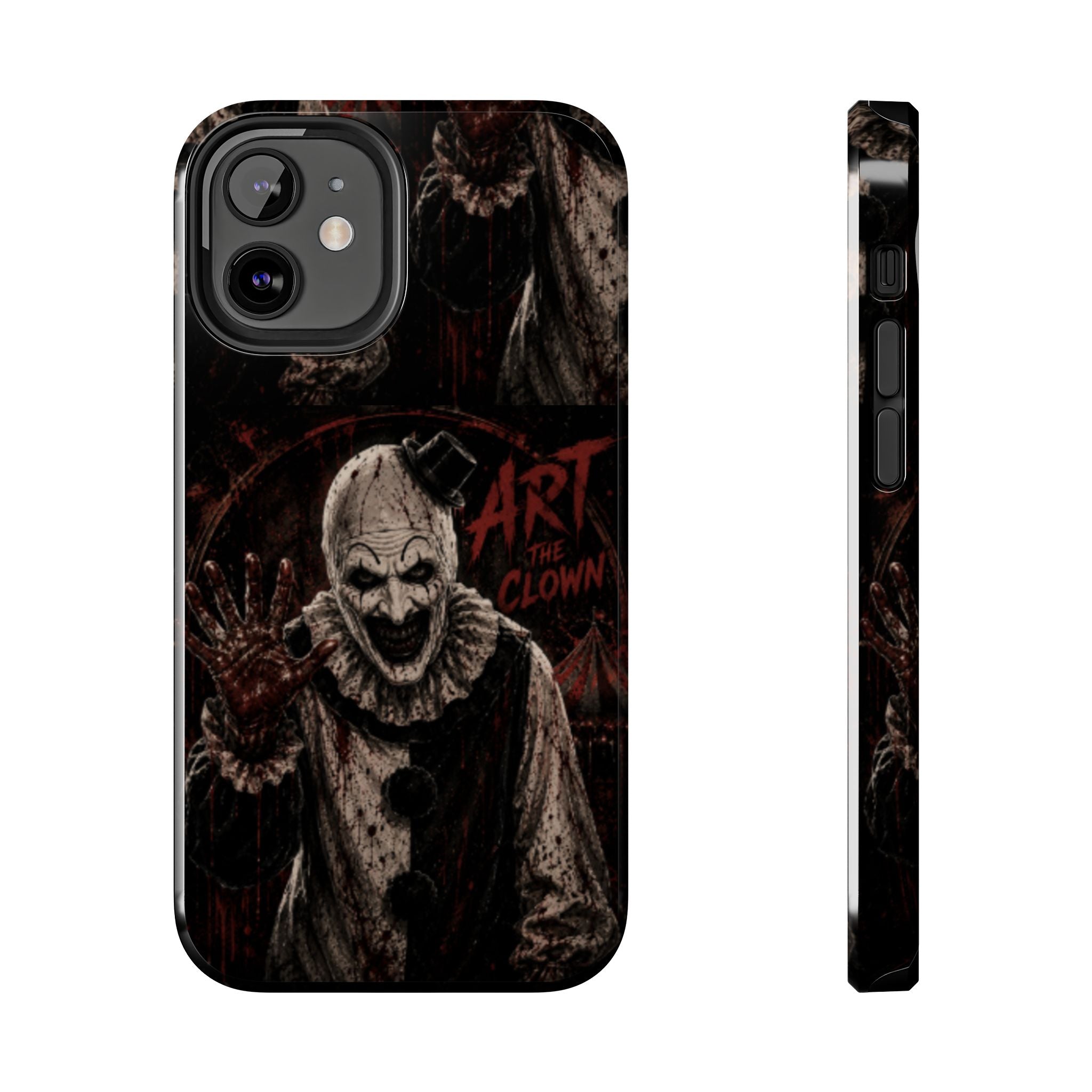 Horror Clown Tough Phone Case — 'Art the Clown' Scary Protective Cover