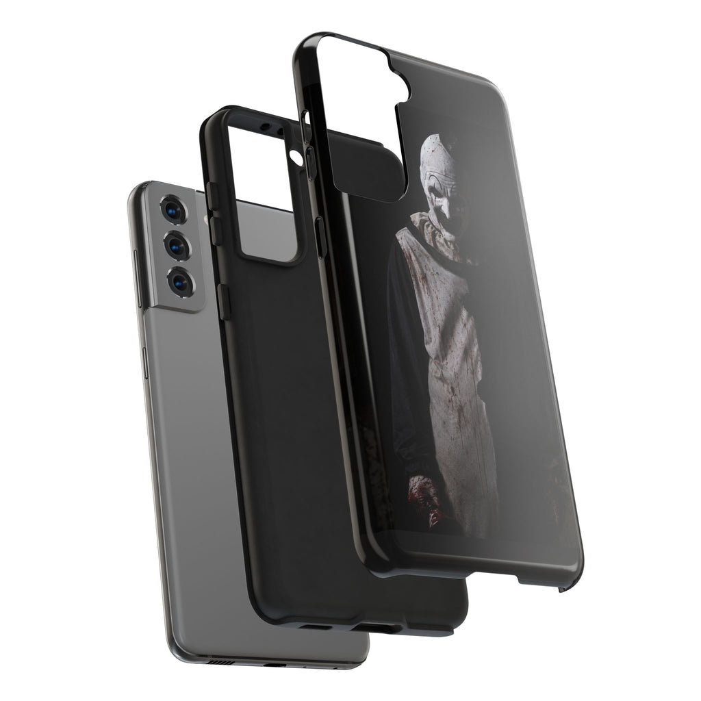 Horror Clown Tough Phone Case – Dark Scary Masked Killer Design for Halloween