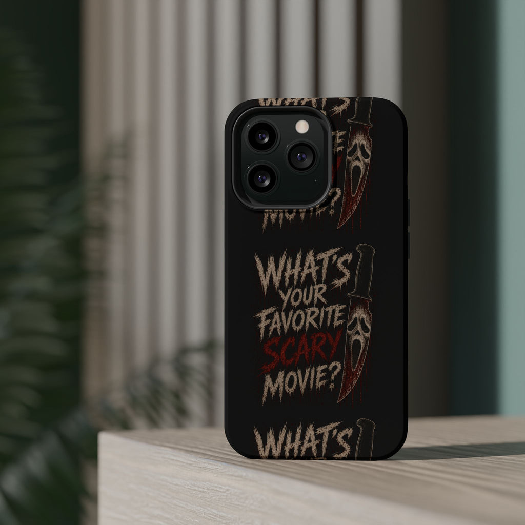 Scream 'What's Your Favorite Scary Movie?' Magnetic Impact Phone Case