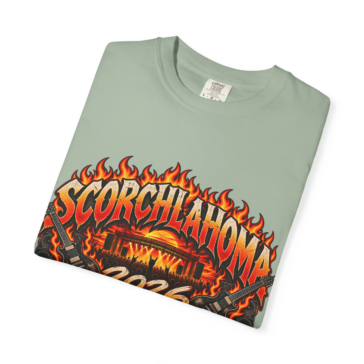 T-Shirt — Scorchlahoma 2026 Flame Graphic Tee