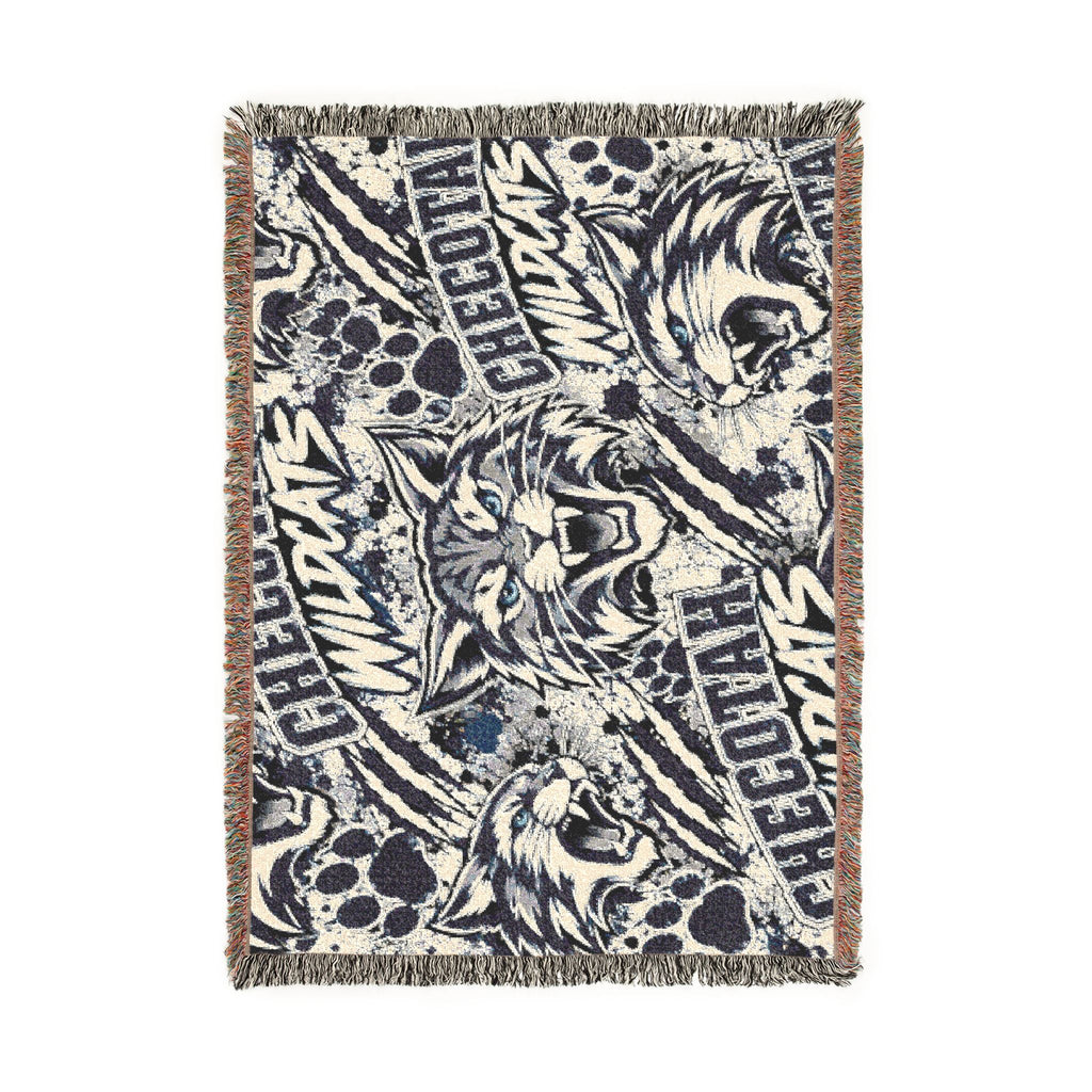 Wildcats Woven Throw Blanket – Mascot Logo Team Spirit