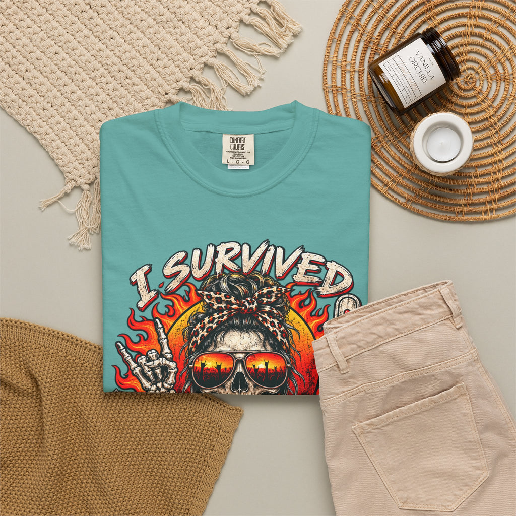 I Survived Scorchlahoma 2025 T-Shirt — Rock Festival Skull & Flames Souvenir