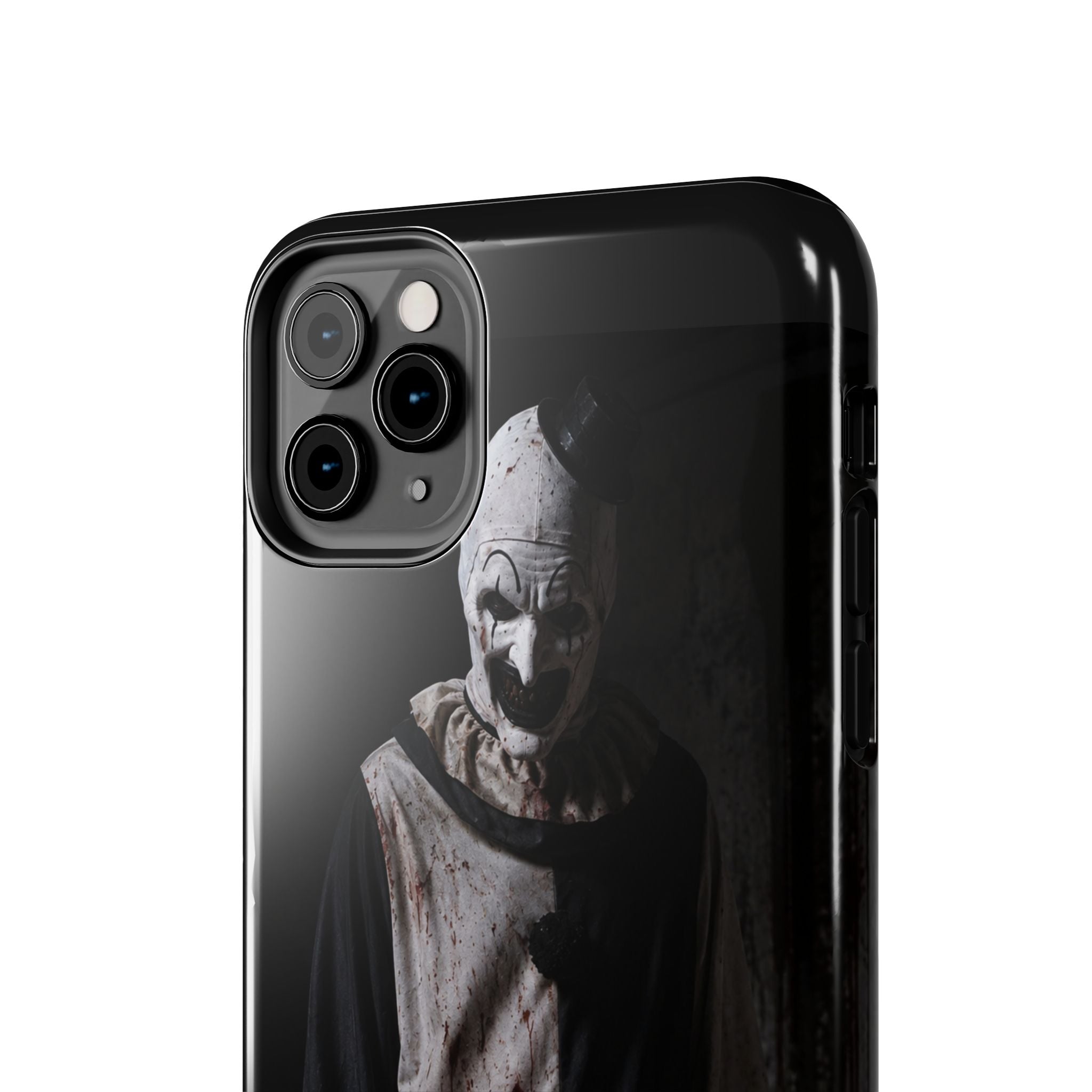 Horror Clown Tough Phone Case – Dark Scary Masked Killer Design for Halloween
