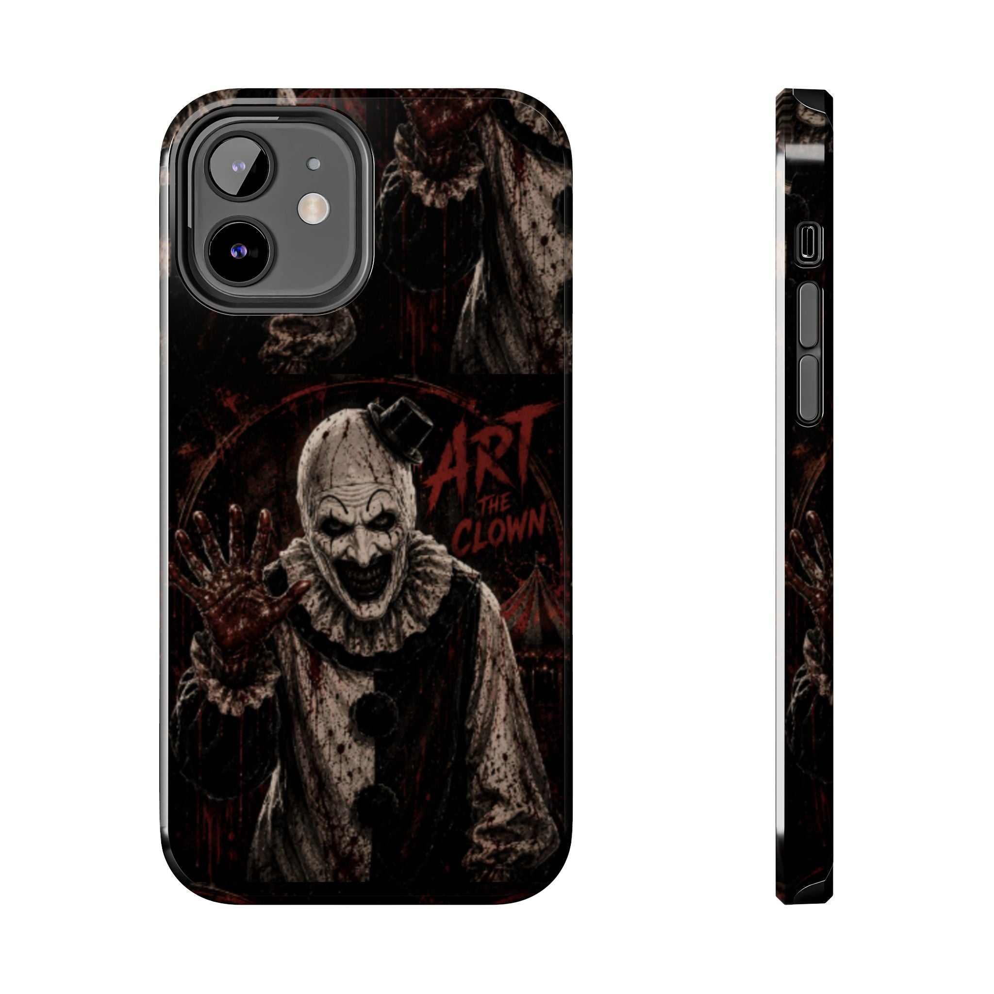 Horror Clown Tough Phone Case — 'Art the Clown' Scary Protective Cover