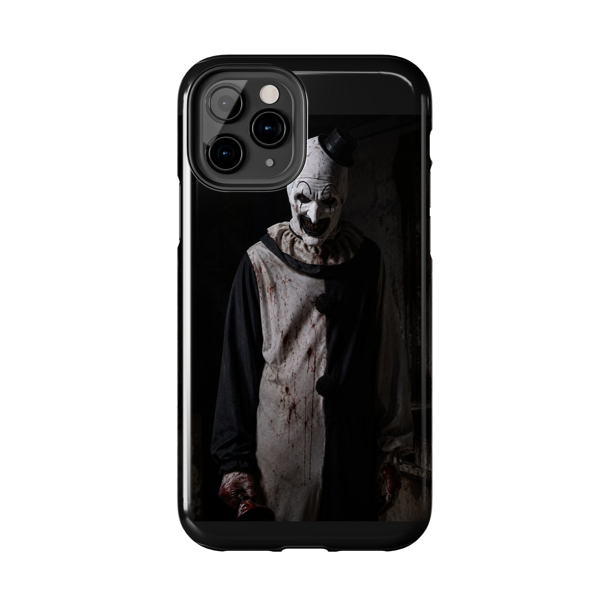 Horror Clown Tough Phone Case – Dark Scary Masked Killer Design for Halloween