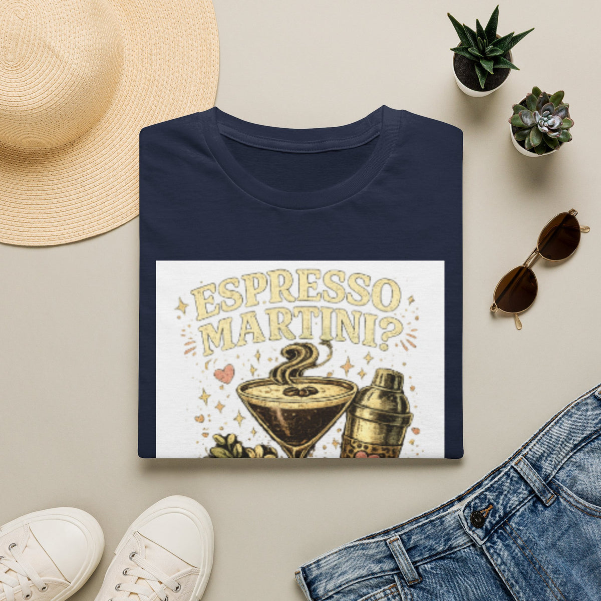 Espresso Martini T-Shirt — "Don't Bother Me, I Need Coffee Time" Cocktail Tee
