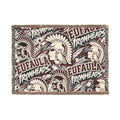 Eufaula Ironheads Woven Throw Blanket – Trojan Helmet Pattern