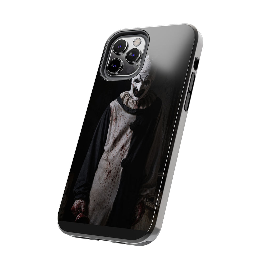 Horror Clown Tough Phone Case – Dark Scary Masked Killer Design for Halloween