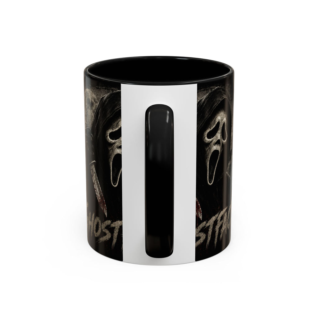 Ghostface Horror Coffee Mug – Halloween Killer Mask Design (11/15 oz)