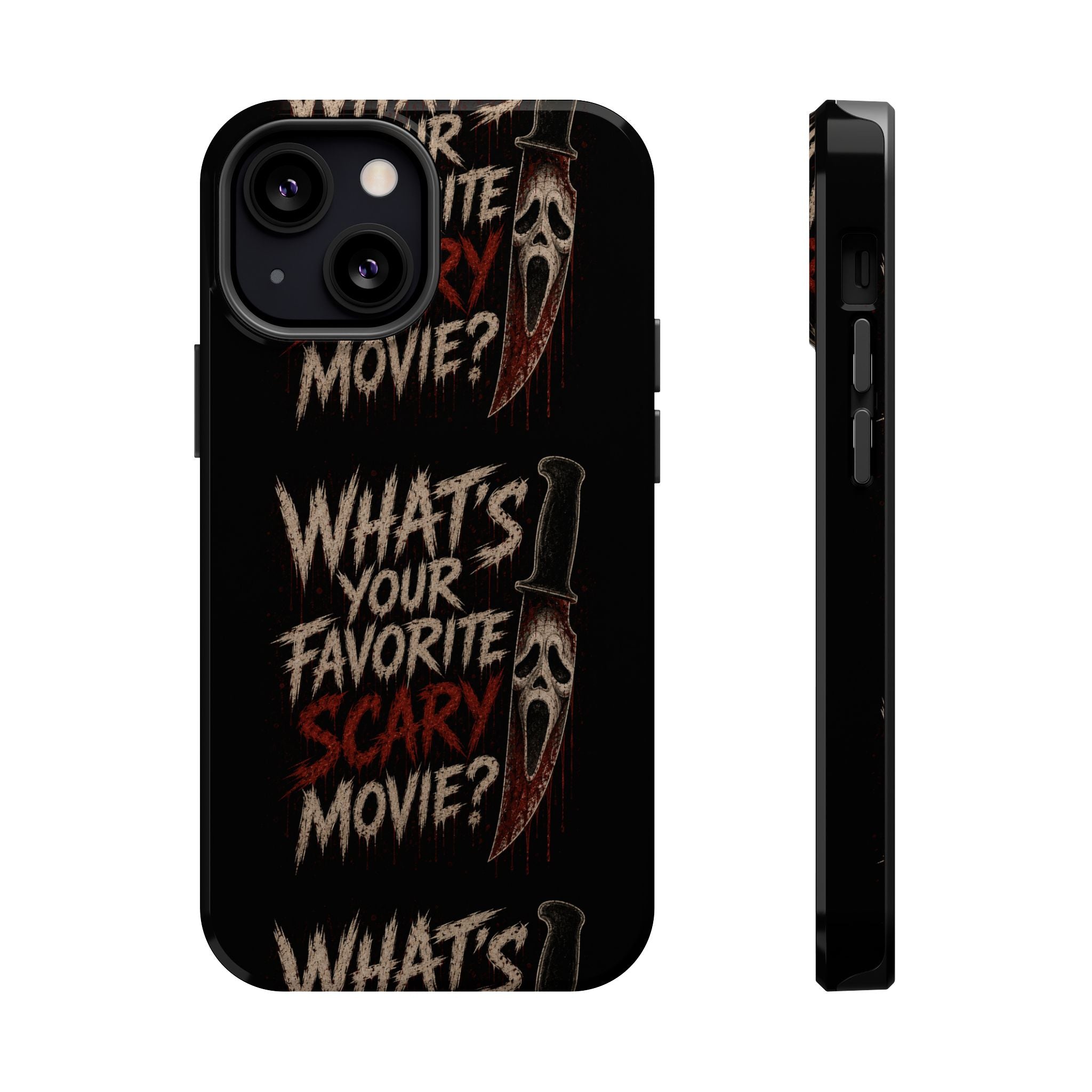 Scream 'What's Your Favorite Scary Movie?' Magnetic Impact Phone Case