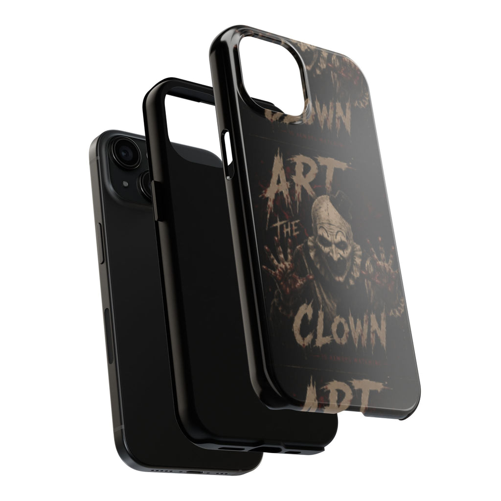 Horror Clown Tough Phone Case — 'Art the Clown' Scary Protective Cover
