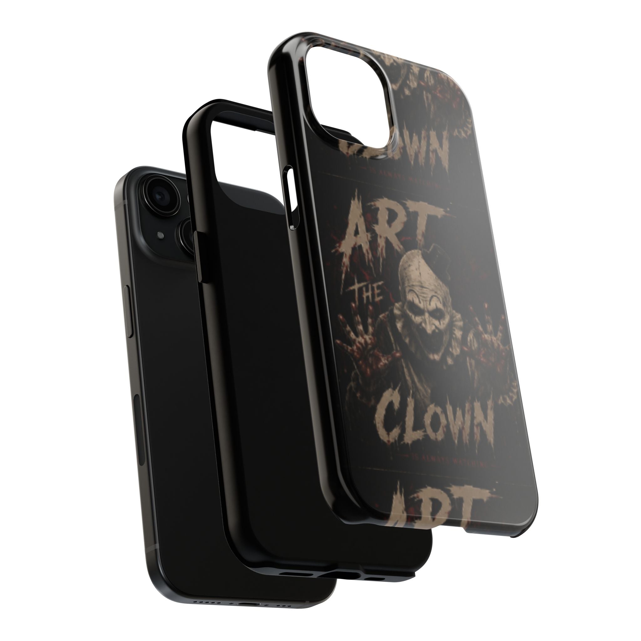 Horror Clown Tough Phone Case — 'Art the Clown' Scary Protective Cover