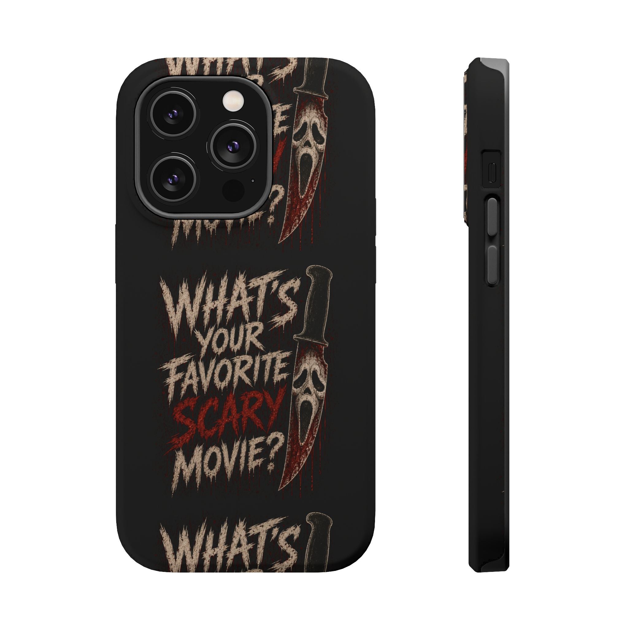 Scream 'What's Your Favorite Scary Movie?' Magnetic Impact Phone Case