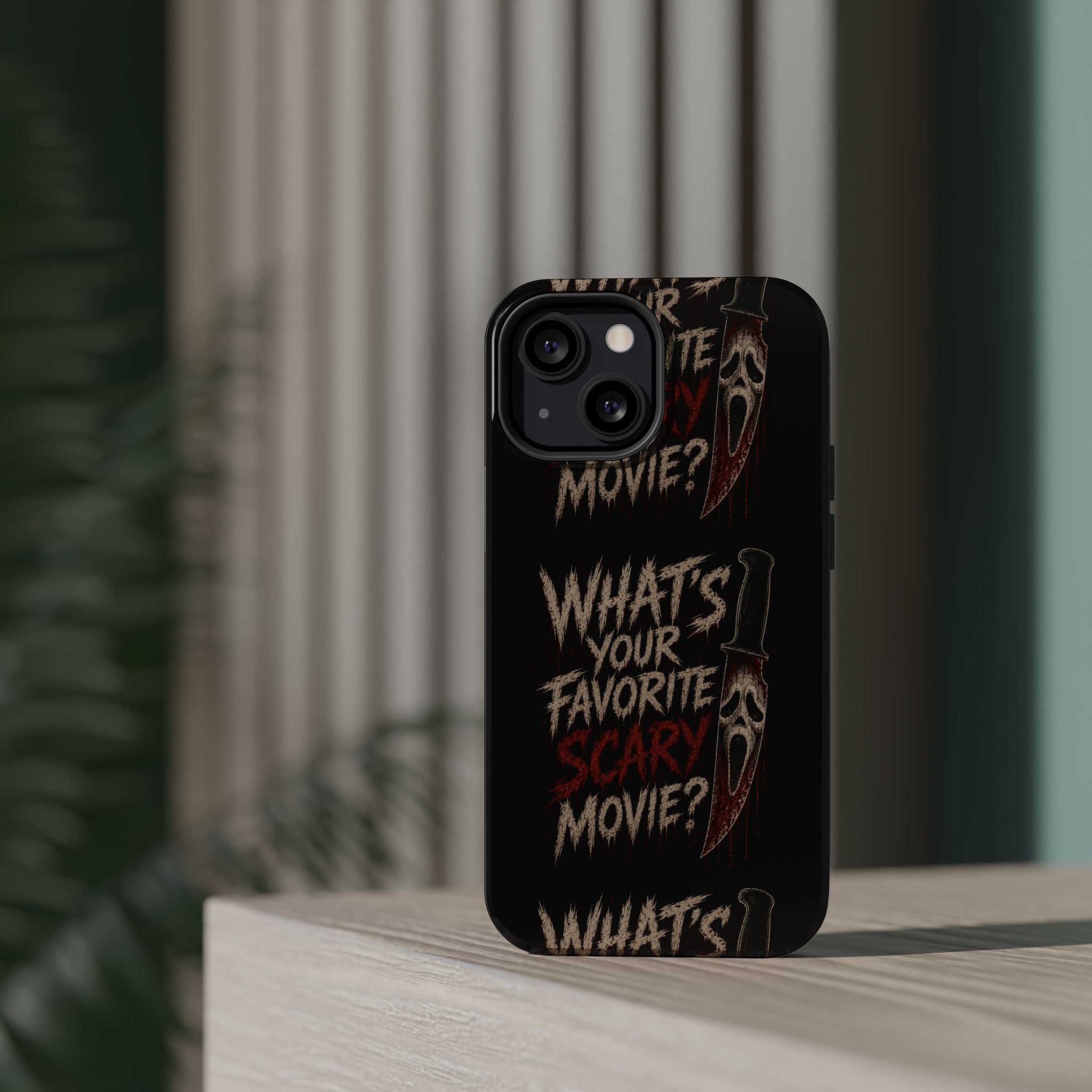 Scream 'What's Your Favorite Scary Movie?' Magnetic Impact Phone Case