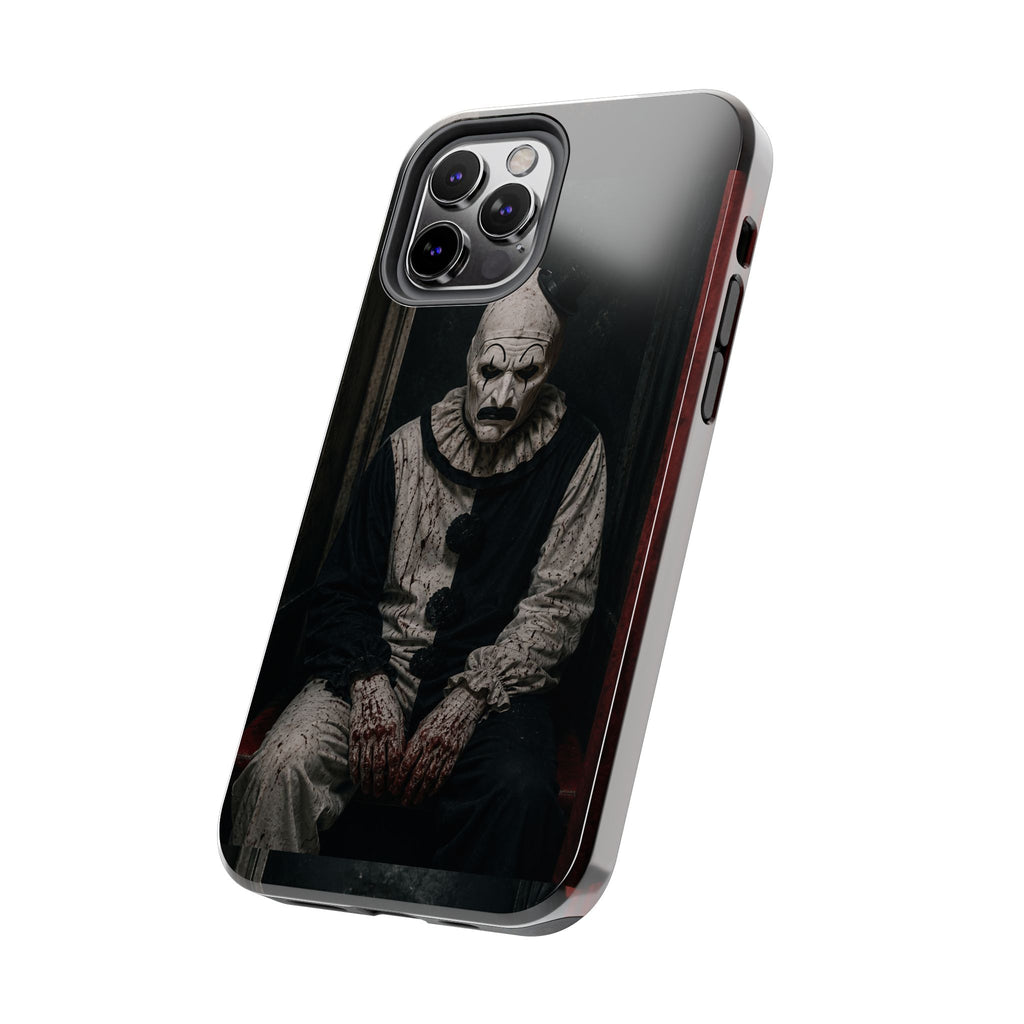 Horror Clown Tough Phone Case — Dark Creepy Circus Scary Protective Cover
