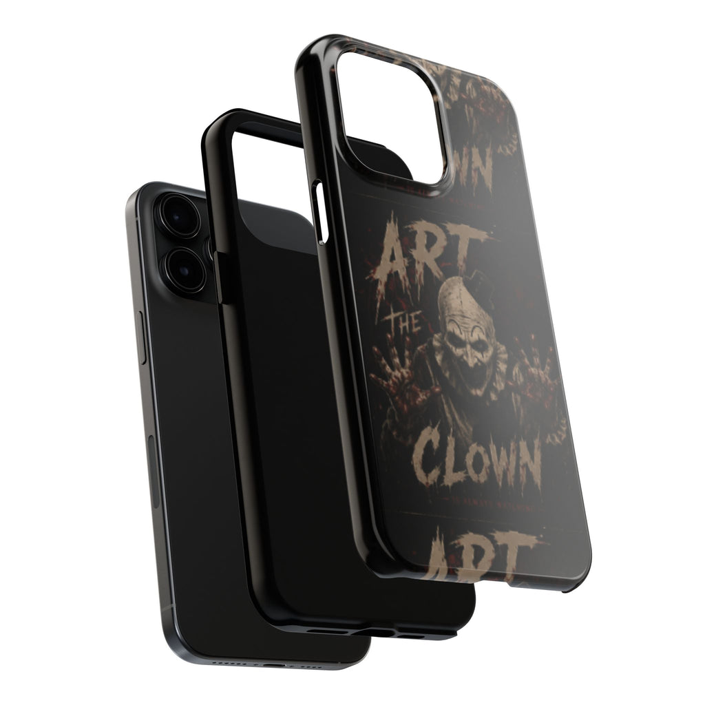 Horror Clown Tough Phone Case — 'Art the Clown' Scary Protective Cover