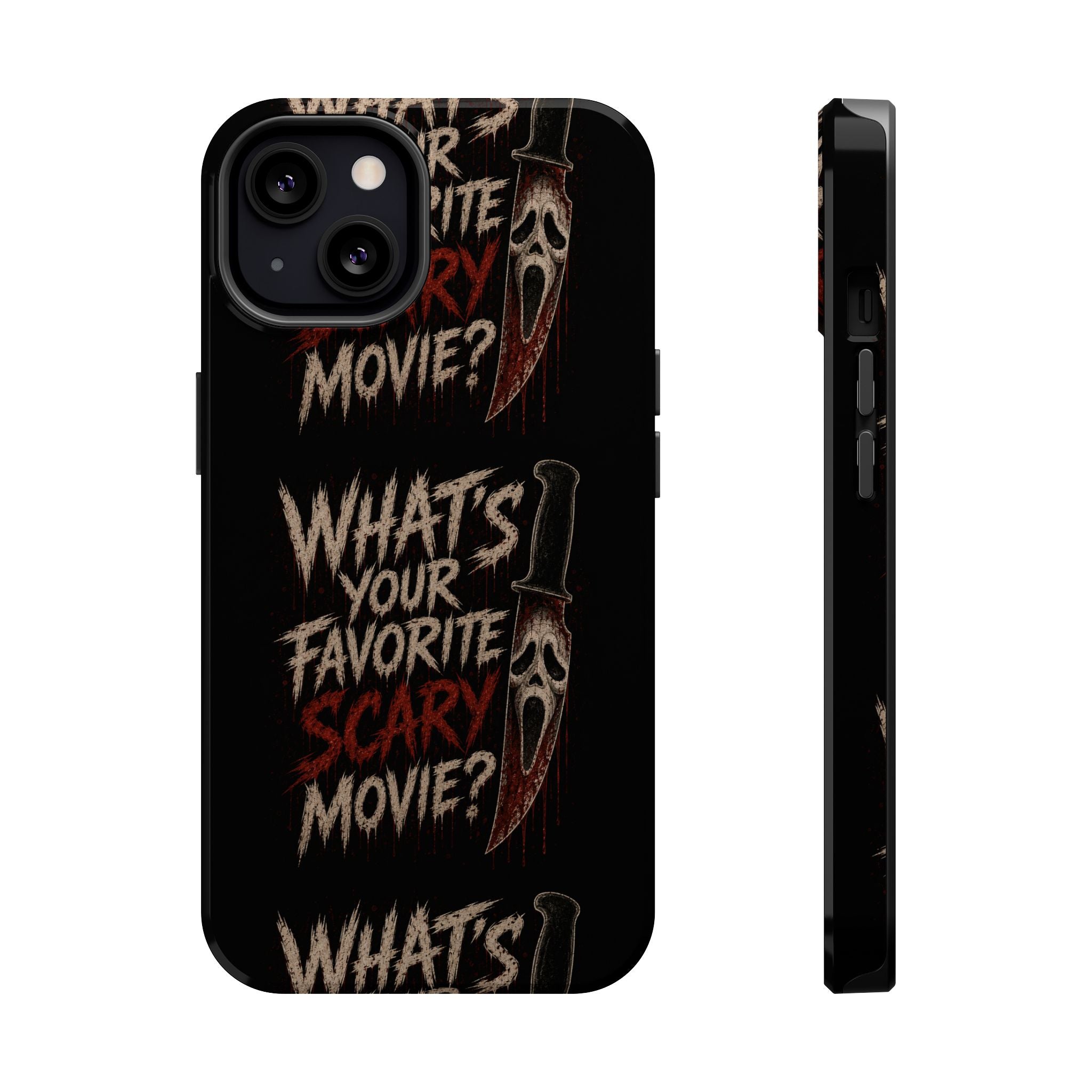 Scream 'What's Your Favorite Scary Movie?' Magnetic Impact Phone Case